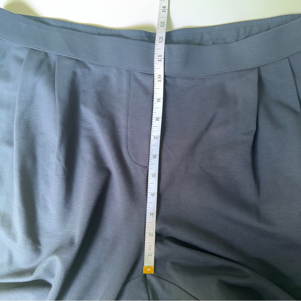 J.Jill Wearever Navy Blue Wide Leg Pull‎ On Pants Size Large With Side Pockets - Picture 6 of 12